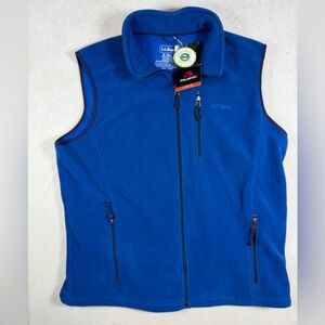 NWT L.L. Bean Old Stock Classic 200 Men's Royal Blue Polartec Vest